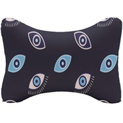 Eyes Evil Eye Blue Pattern Seat Head Rest Cushion