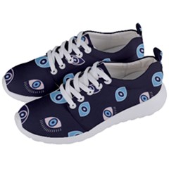 Eyes Evil Eye Blue Pattern Men s Lightweight Sports Shoes