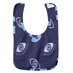 Eyes Evil Eye Blue Pattern Baby Bib