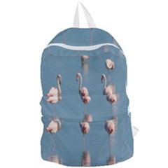 Flamingo Birds Plumage Sea Water Foldable Lightweight Backpack by artworkshop