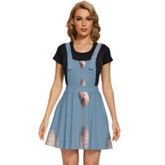 Flamingo Birds Plumage Sea Water Apron Dress