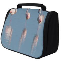 Flamingo Birds Plumage Sea Water Animal Exotic Full Print Travel Pouch (big) by artworkshop