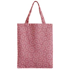 Flora Flowers Pattern Zipper Classic Tote Bag by artworkshop