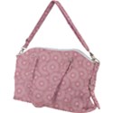 Flora Flowers Pattern Canvas Crossbody Bag View2