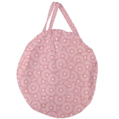 Flora Flowers Pattern Giant Round Zipper Tote by artworkshop