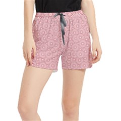 Flora Flowers Pattern Women s Runner Shorts by artworkshop