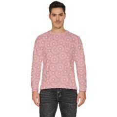 Flora Flowers Pattern Men s Fleece Sweatshirt