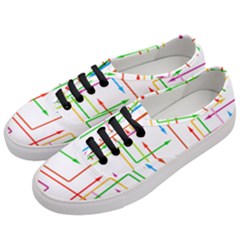 Arrows Direction Productionplanning Women s Classic Low Top Sneakers by Wegoenart