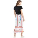 Arrows Direction Productionplanning Maxi Fishtail Chiffon Skirt View2