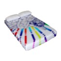 Brain Icon Star Biology Abstract Fitted Sheet (Full/ Double Size) View2