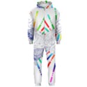 Brain Icon Star Biology Abstract Hooded Jumpsuit (Men) View1