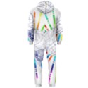 Brain Icon Star Biology Abstract Hooded Jumpsuit (Men) View2