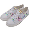 Brain Icon Star Biology Abstract Men s Low Top Canvas Sneakers View2