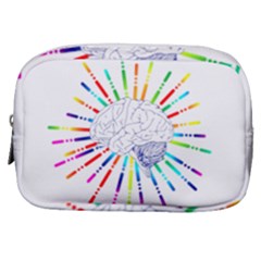 Brain Icon Star Biology Abstract Make Up Pouch (small) by Wegoenart