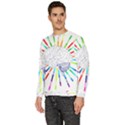 Brain Icon Star Biology Abstract Men s Fleece Sweatshirt View2