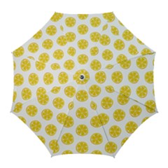 Fruit Food Juicy Organic Yellow Golf Umbrellas by Wegoenart