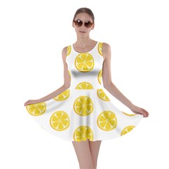 Fruit Food Juicy Organic Yellow Skater Dress by Wegoenart