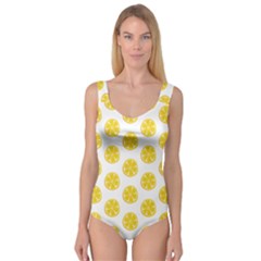 Fruit Food Juicy Organic Yellow Princess Tank Leotard  by Wegoenart