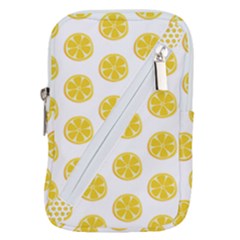 Fruit Food Juicy Organic Yellow Belt Pouch Bag (large) by Wegoenart