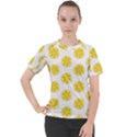 Fruit Food Juicy Organic Yellow Women s Sport Raglan Tee View1