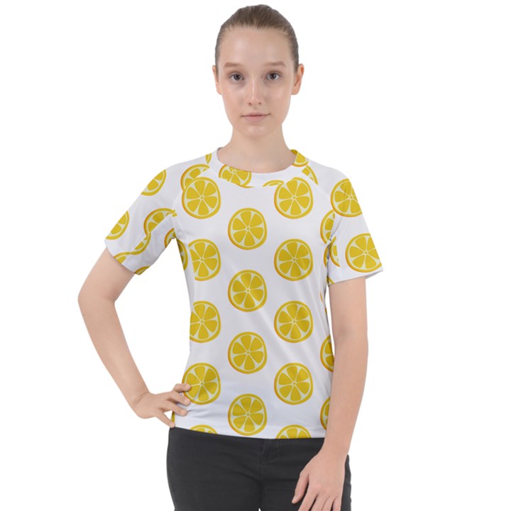 Fruit Food Juicy Organic Yellow Women s Sport Raglan Tee