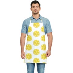 Fruit Food Juicy Organic Yellow Kitchen Apron by Wegoenart