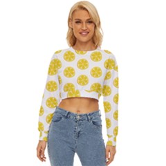 Fruit Food Juicy Organic Yellow Lightweight Long Sleeve Sweatshirt by Wegoenart