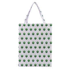 Aliens Ufo Fantasy Pattern Classic Tote Bag by Wegoenart