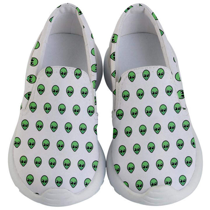 Aliens Ufo Fantasy Pattern Kids Lightweight Slip Ons