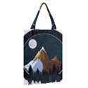 Mountains Forest Moon Stars View Classic Tote Bag View2