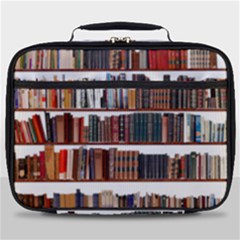 Books Shelves Bookshelves Bookcase 634 Full Print Lunch Bag by Wegoenart