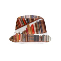 Books Shelves Bookshelves Bookcase 634 Bucket Hat (kids) by Wegoenart