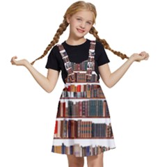 Books Shelves Bookshelves Bookcase 634 Kids  Apron Dress by Wegoenart