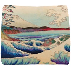 Wave Japanese Mount Fuji Seat Cushion by Wegoenart