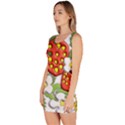 Strawberries Berry Strawberry Leaves Bodycon Dress View2