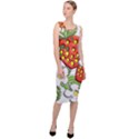 Strawberries Berry Strawberry Leaves Sleeveless Pencil Dress View3