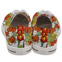 Strawberries Berry Strawberry Leaves Women s Low Top Canvas Sneakers View4