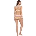 Illustration Retro Sun Sunset Vintage Graphic Banded Triangle Bikini Set View4