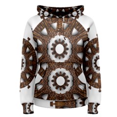 Gear Clockwork Decorative Fancy Women s Pullover Hoodie by Wegoenart