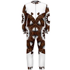 Gear Clockwork Decorative Fancy Onepiece Jumpsuit (men) by Wegoenart