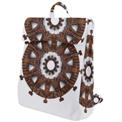 Gear Clockwork Decorative Fancy Flap Top Backpack by Wegoenart