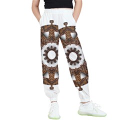 Gear Clockwork Decorative Fancy Kids  Elastic Waist Pants by Wegoenart