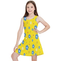  Flowers Spring Kids  Lightweight Sleeveless Dress by artworkshop