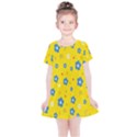  Flowers Spring Kids  Simple Cotton Dress View1