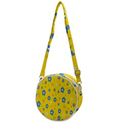  Flowers Spring Crossbody Circle Bag by artworkshop