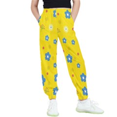  Flowers Spring Kids  Elastic Waist Pants by artworkshop