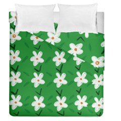 Flowers Art Pattern Floral Duvet Cover Double Side (queen Size) by artworkshop