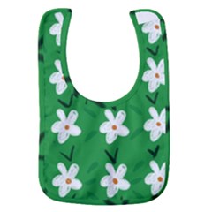 Flowers Art Pattern Floral Baby Bib by artworkshop