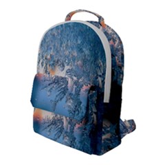 Frost Winter Morning Snow Season White Holiday Flap Pocket Backpack (large) by artworkshop