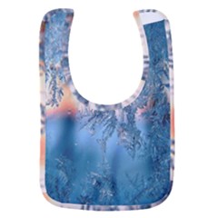 Frost Winter Morning Snow Season White Holiday Baby Bib by artworkshop